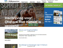 Tablet Screenshot of dedijkpoorter.nl